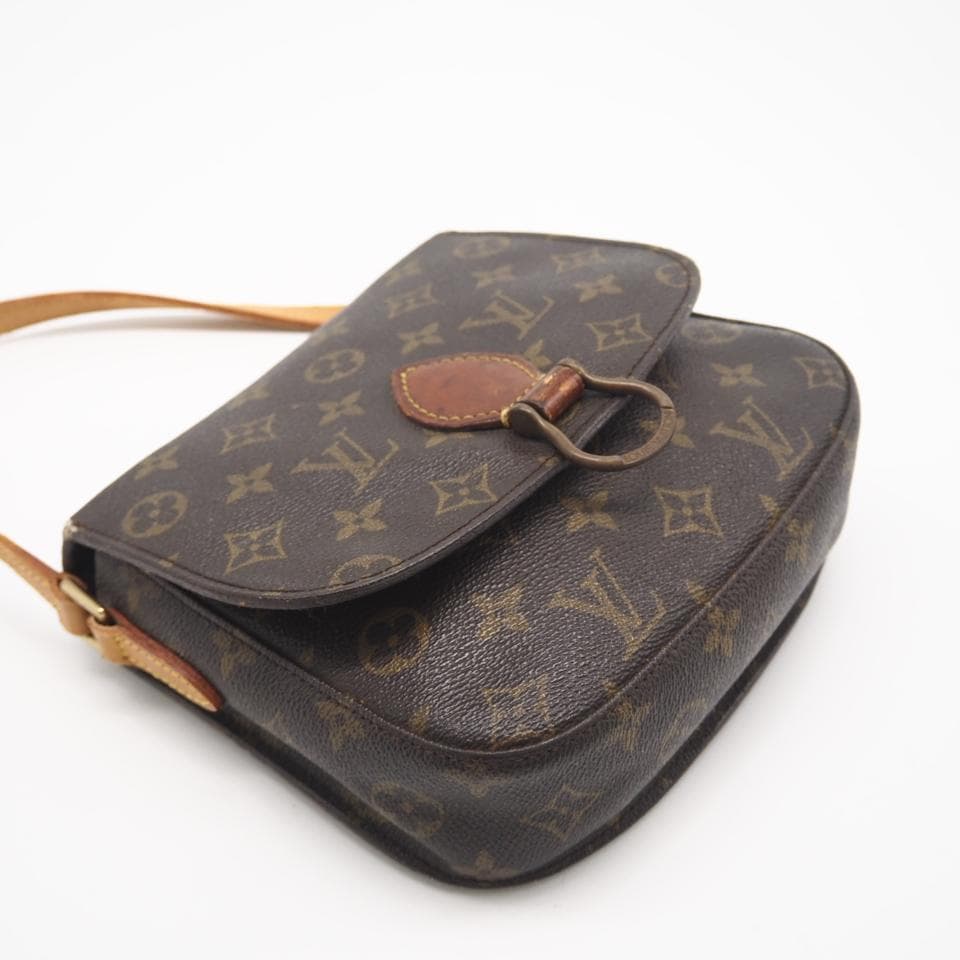 LOUIS VUITTON ショルダーバッグ サンクルーMM ブラウン ベージュ