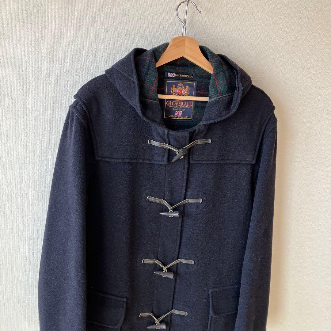 90's グローバーオール ダッフルコート 英国製 黒タグ ブラック
