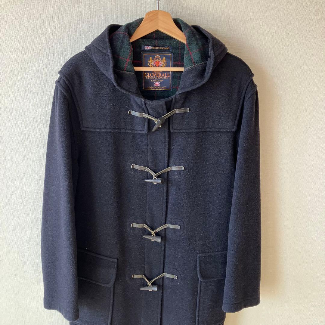 90's グローバーオール ダッフルコート 英国製 黒タグ ブラック