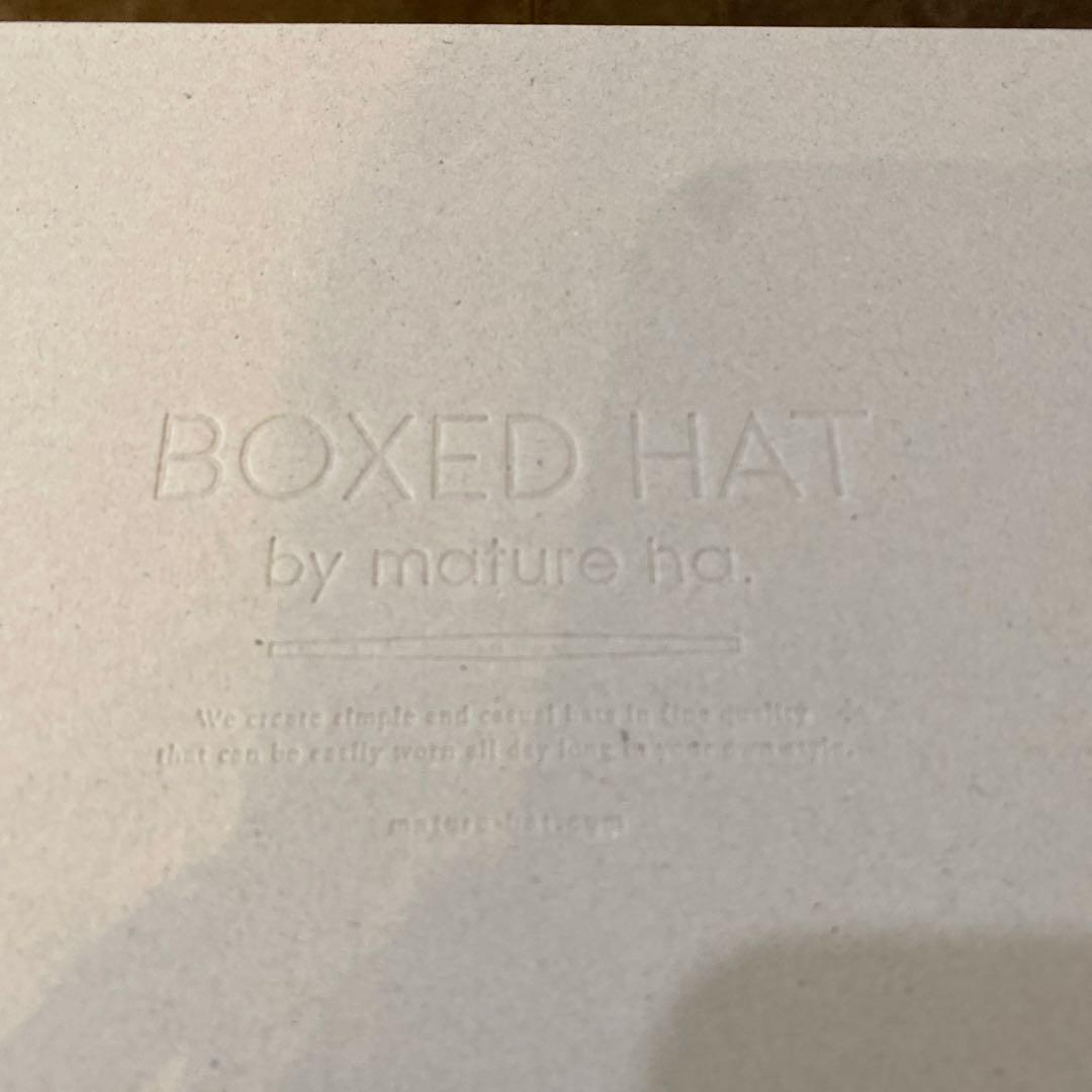 mature ha. BOXED HAT 新品未使用