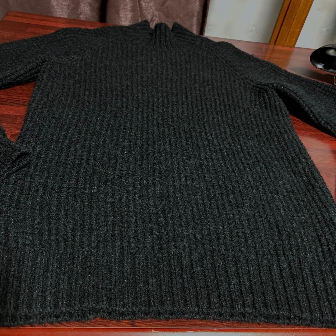 綺麗美品　超肉厚　wjk ハードワッフル　ハイネックニット　セーター　L