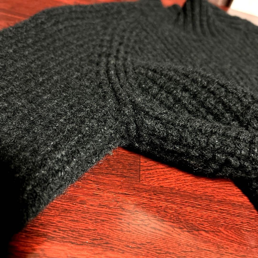 綺麗美品　超肉厚　wjk ハードワッフル　ハイネックニット　セーター　L