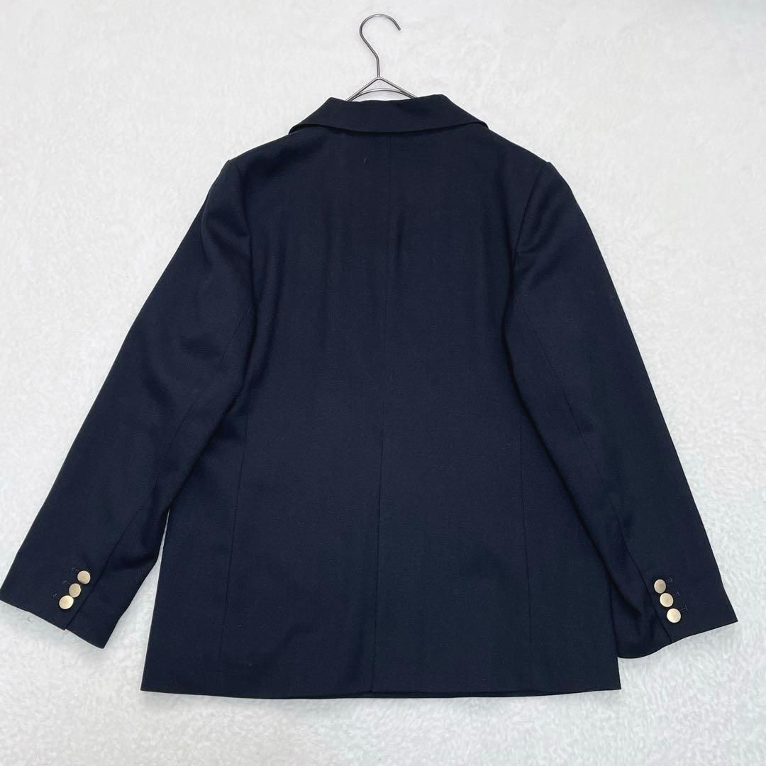 スローブイエナ 紺ブレ ネイビー 金ボタン 38 ダブル テーラードジャケット