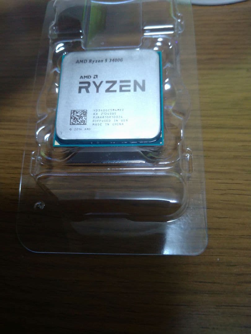 AMD Ryzen 5 3400G CPU 2.5インチSATA HDD