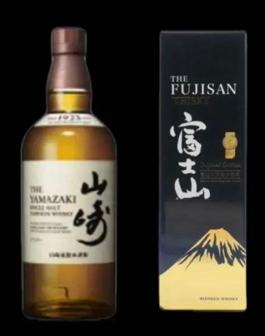 山崎ウイスキー & 富士山