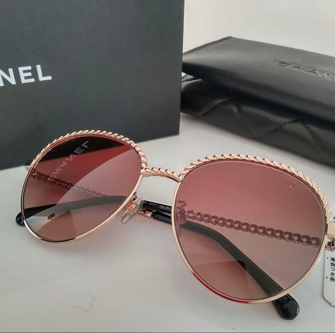 CHANEL シャネル　ココマーク　チェーンモチーフ　サングラス　早い者勝ち
