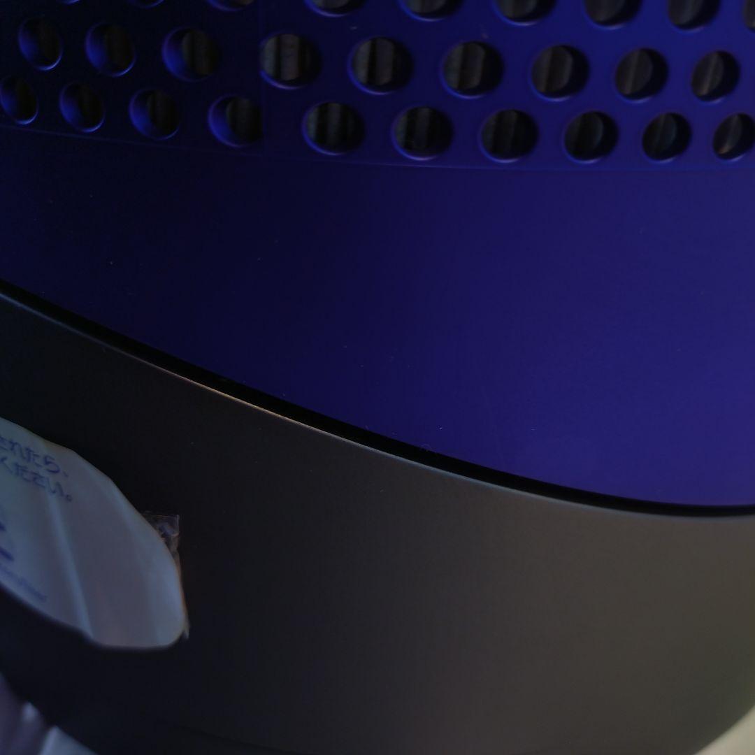 HP01空気清浄機能付きファンヒーター　hot+cool 青色 リモコン付き