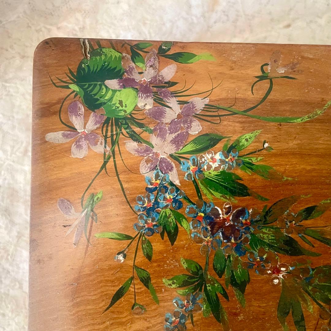 ミア　　【レア】鍵付き大きなモシュリンヌボックスピンクフランスアンティーク