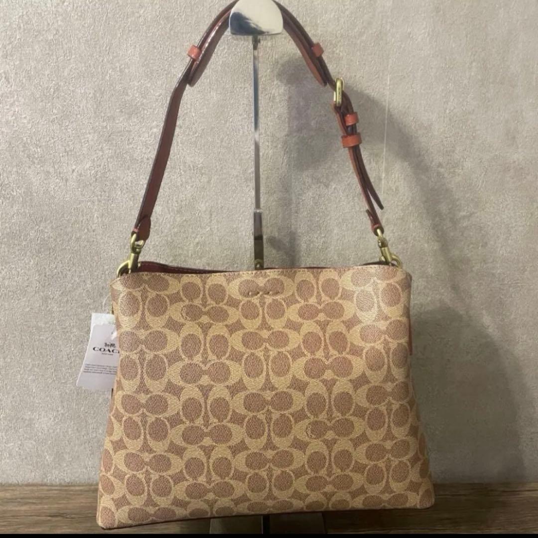 コーチ シグネチャー ショルダーバッグ 2way ウィロウ C2745