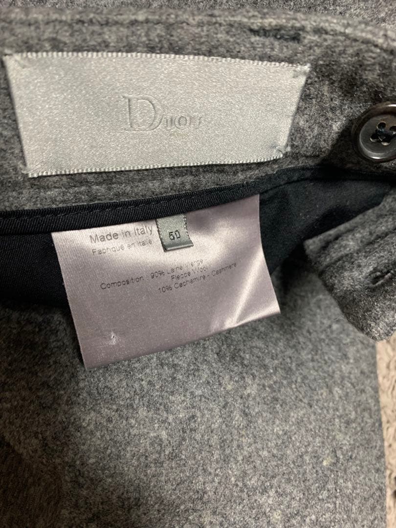2002AW DIOR HOMME エディ期 パンツ　ウールパンツ カシミヤ