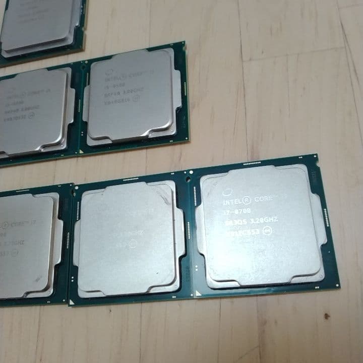 CPU i7-10700他　6枚