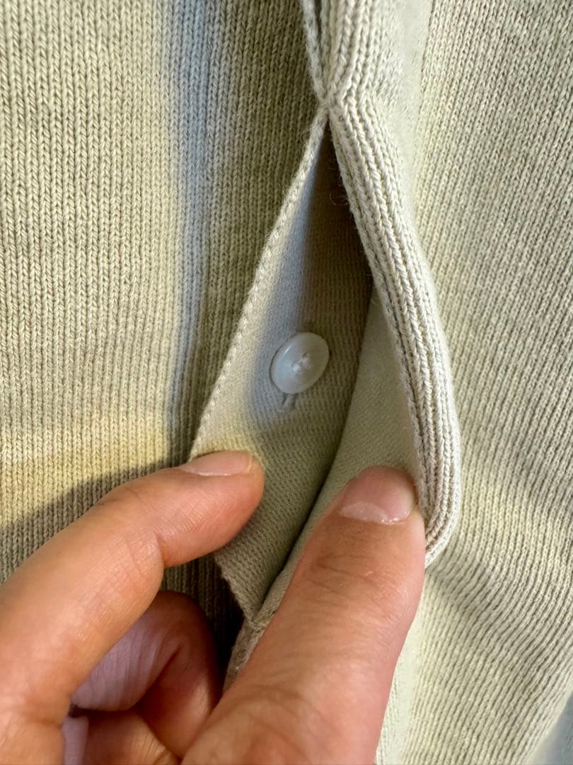 AURALEE フライフロント　ライムグリーンスウェット　サイズ4