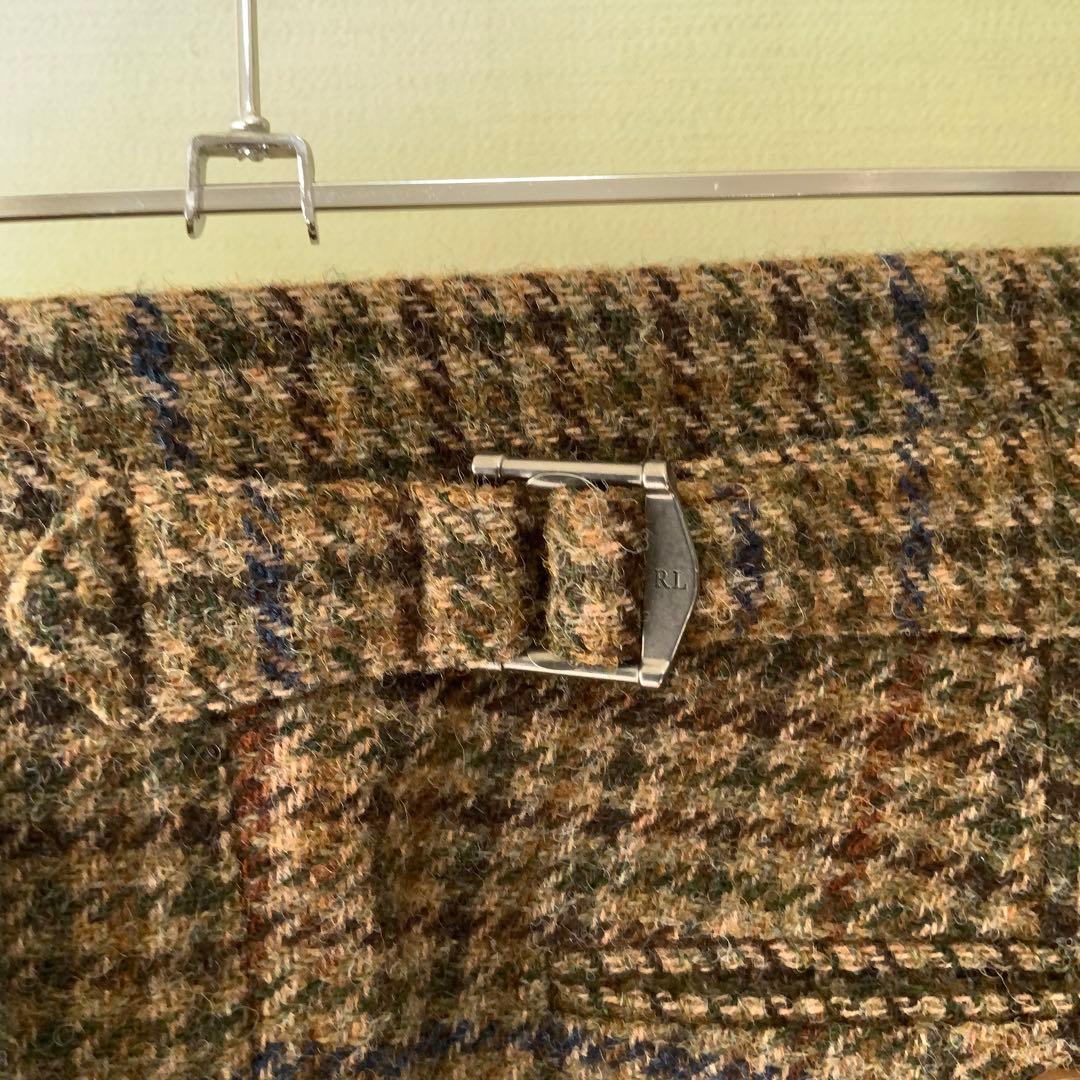 イタリア製POLO ラルフローレン ツイードパンツ30/32ガンクラブチェック