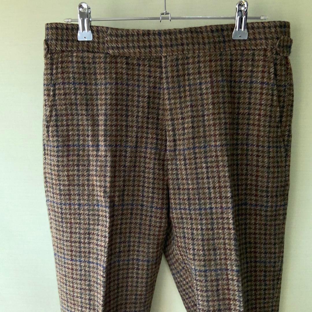 イタリア製POLO ラルフローレン ツイードパンツ30/32ガンクラブチェック