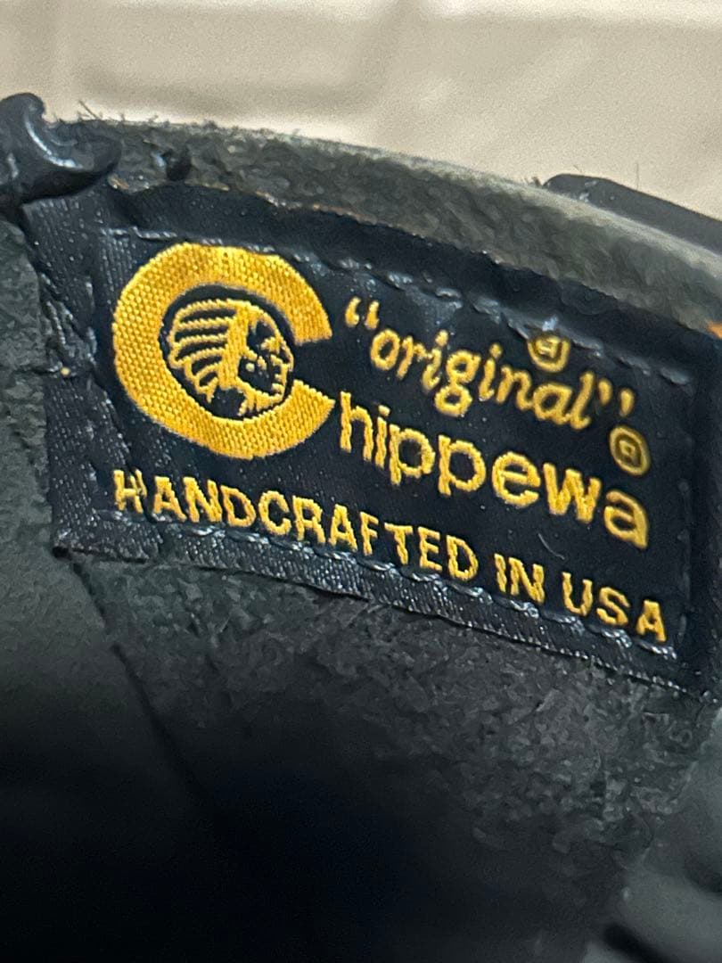 【希少】CHIPPEWA チペワ　エンジニアブーツ USA製　アメカジ　ペコス