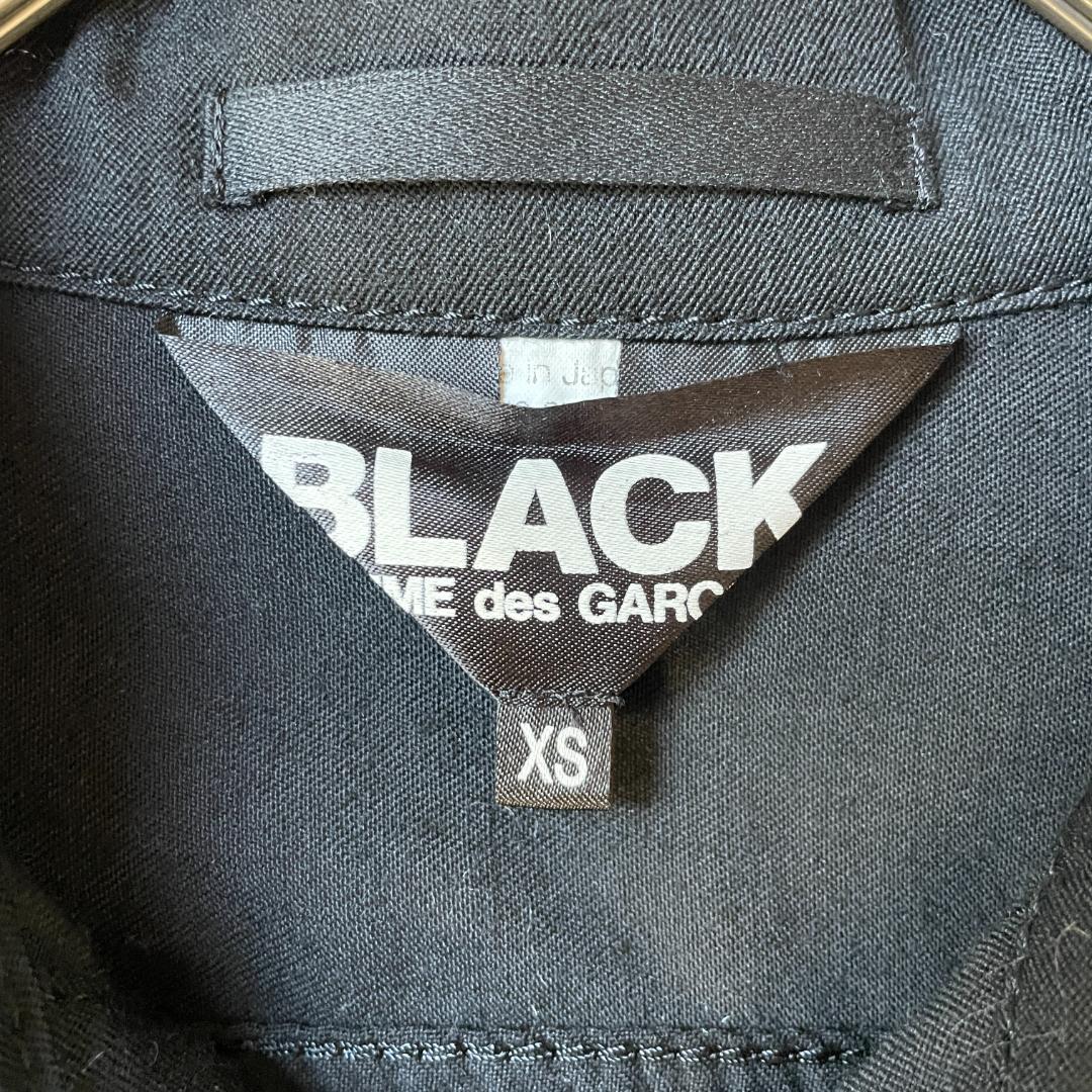 ちぃかわブラック コムデギャルソン ウールジャケット XS アートデザイン