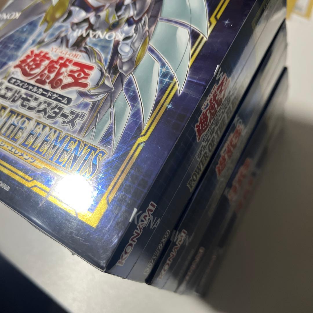 遊戯王　POWER OF THE ELEMENTS 4BOX シュリンク付