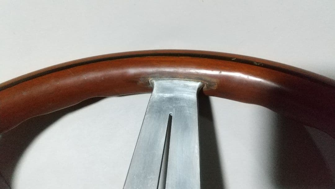 ウッド ステアリング 33cm ハンドル