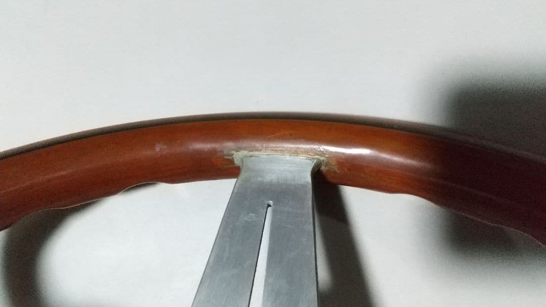 ウッド ステアリング 33cm ハンドル