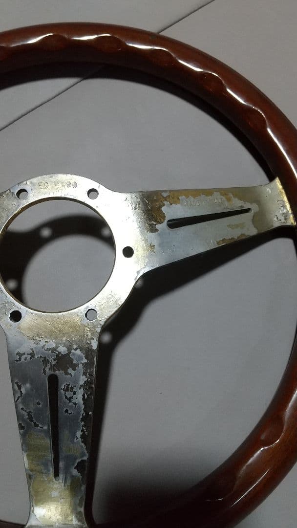 ウッド ステアリング 33cm ハンドル