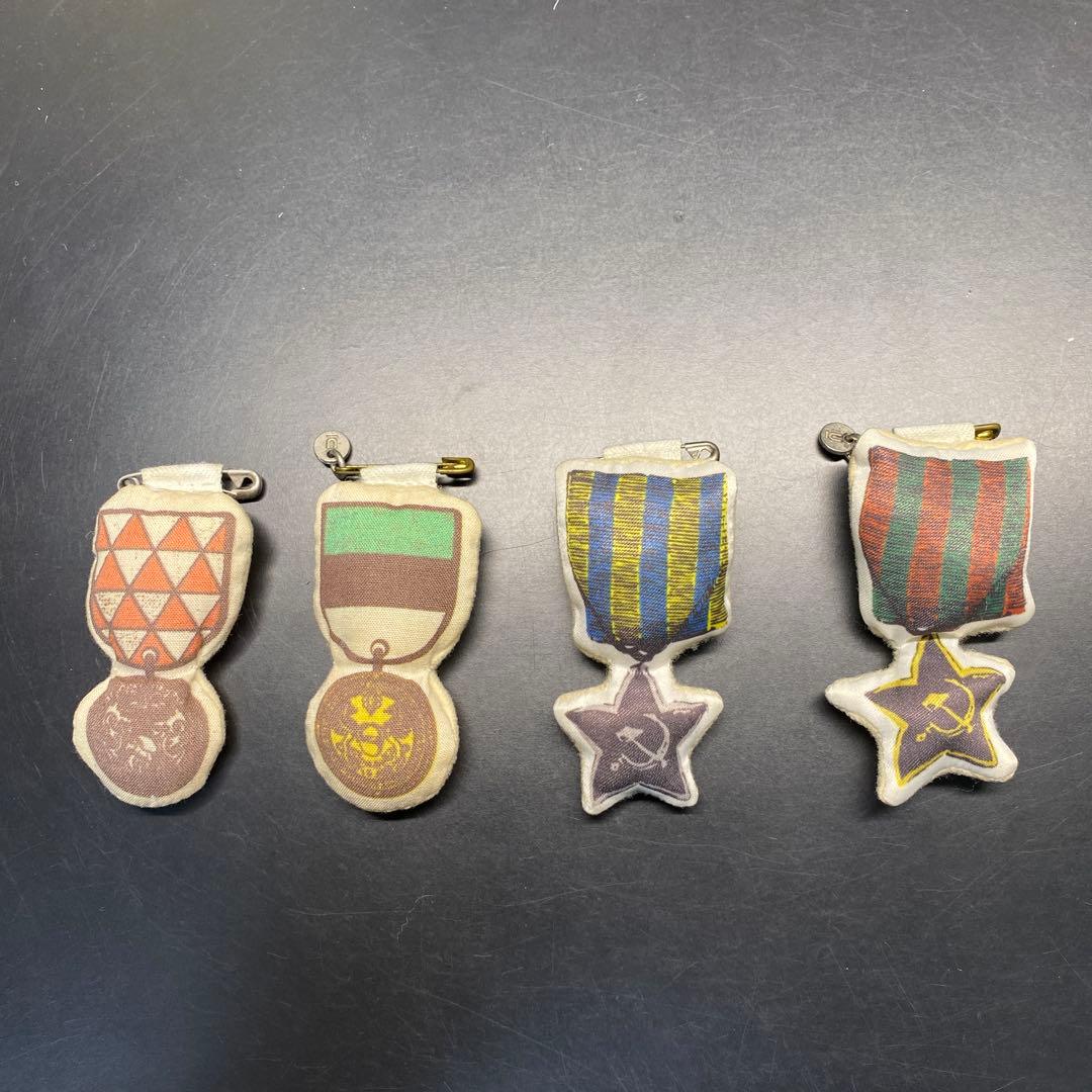 アンダーカバーぬいぐるみ勲章バッジ4個セット　but beautiful