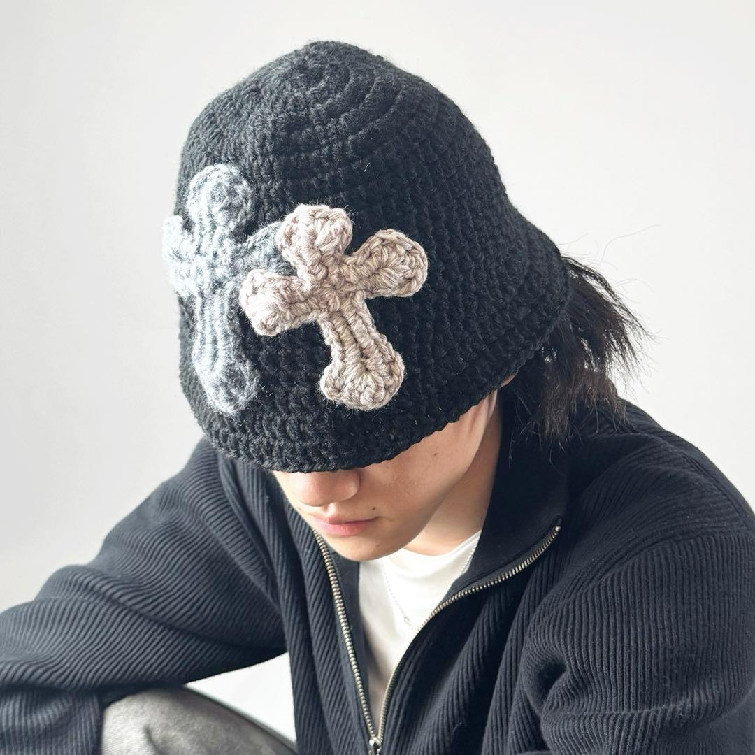 希少 Y.A.R.N. KNIT HAT-50 バケットハット ニット