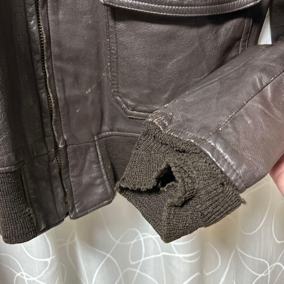 70年代　アメリカ海軍　usnavy G1 フライトジャケット