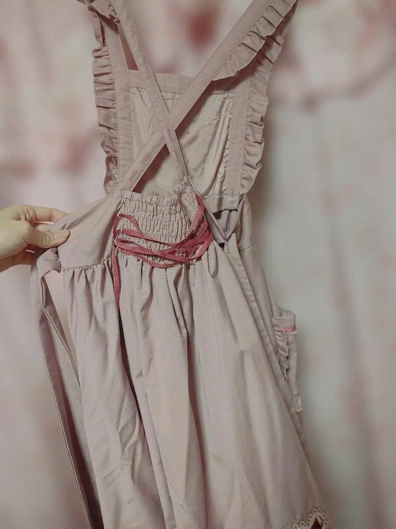 アマベル　苺　ジャンパースカート　ブラウス　ピンク　2点セット