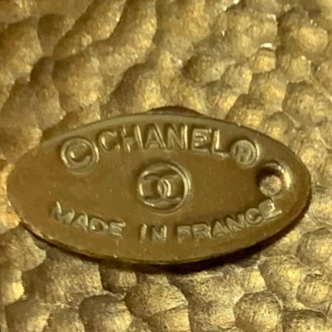 CHANEL ヴィンテージ バングル マトラッセ ゴールド ライオンモチーフ