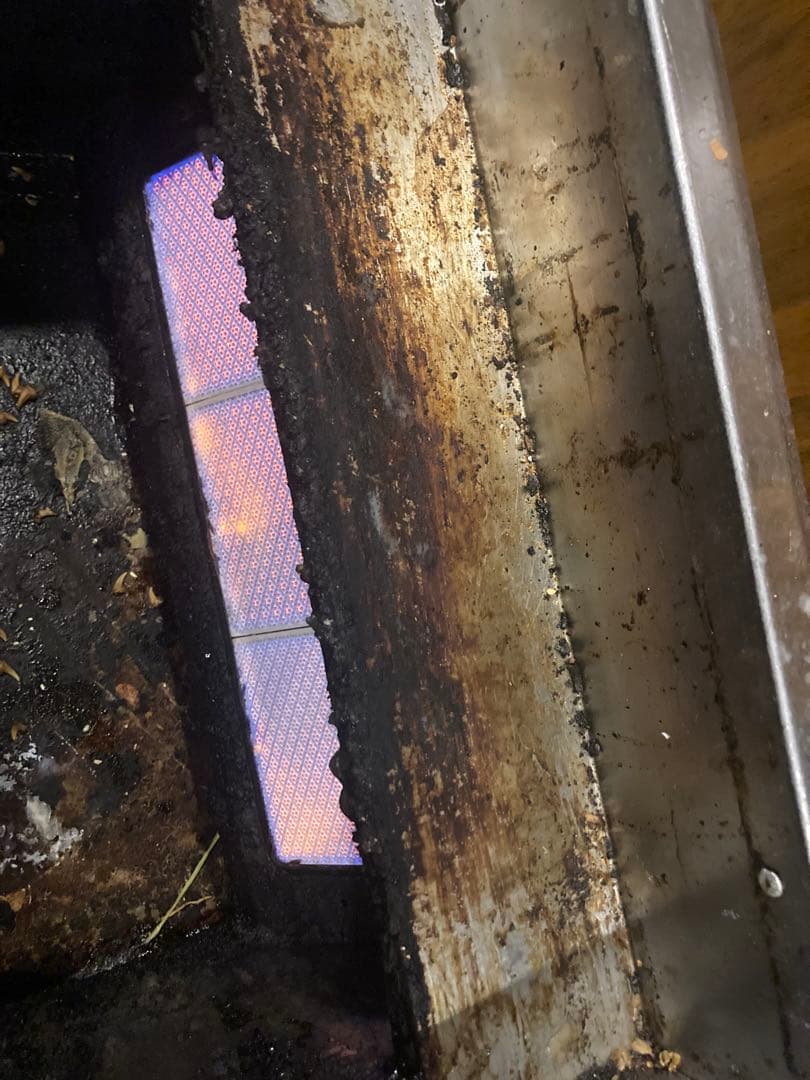 LPガス無煙ロースター❗️未清掃❗️点火確認済み❗️