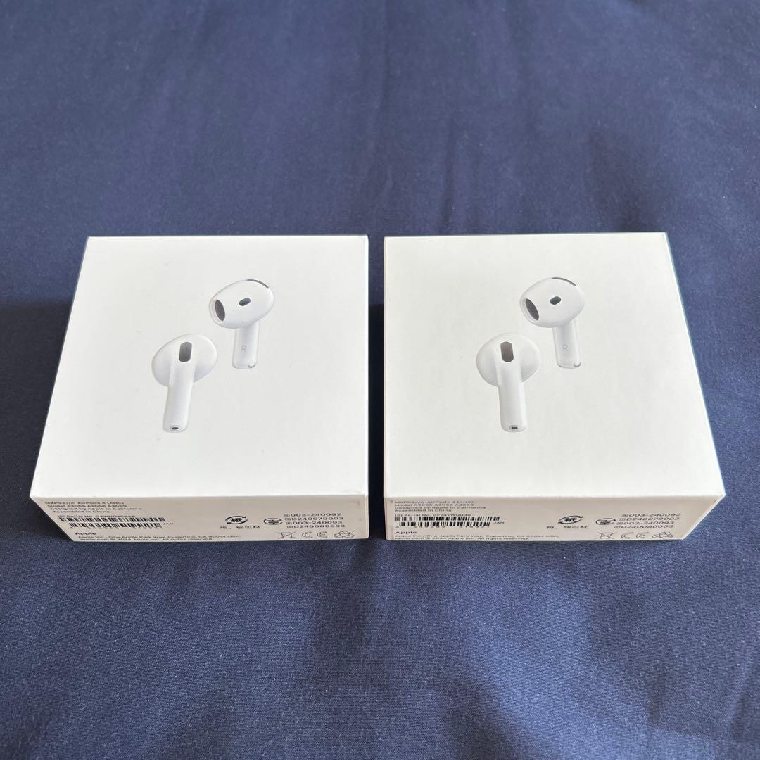 【純正 / 新品未開封】AirPods 第4世代 ノイズキャンセル付/2つセット