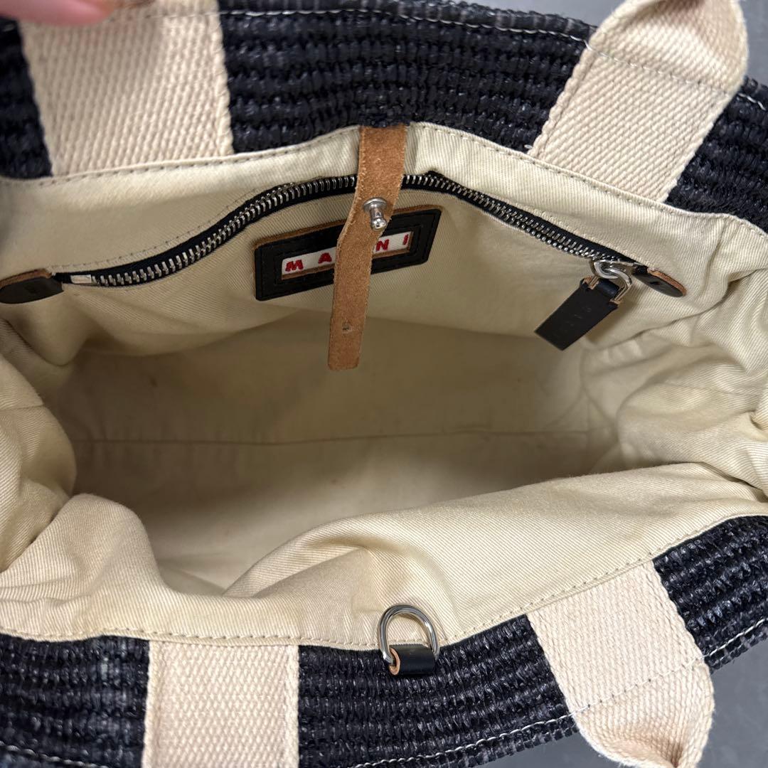 MARNI ミディアムバスケット トートバッグ カゴバッグ