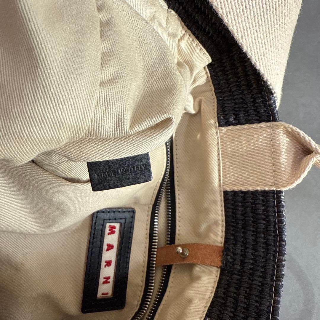 MARNI ミディアムバスケット トートバッグ カゴバッグ