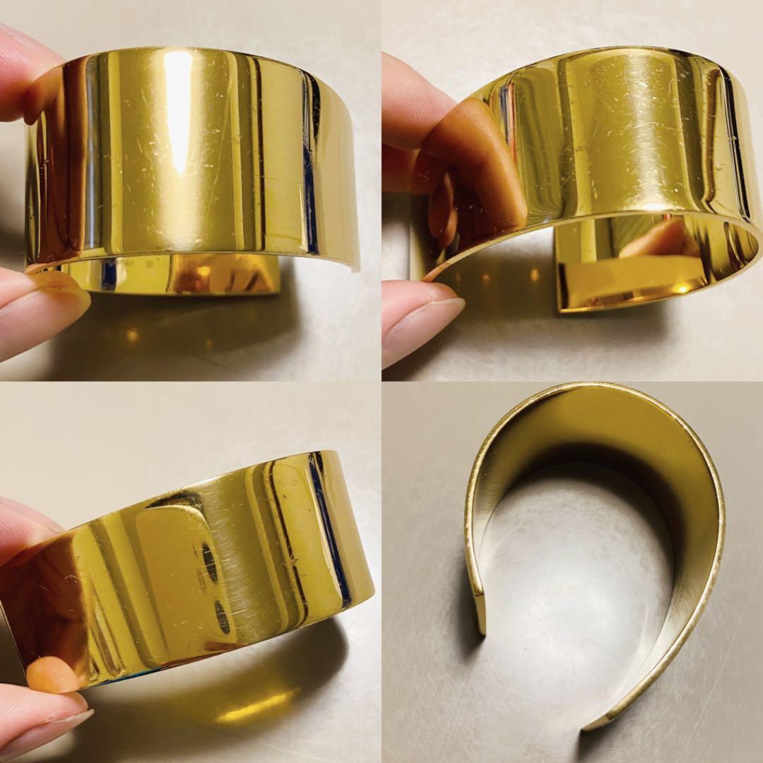 最終価格CELINE ThIn Cuff シン フラット ブレスレット