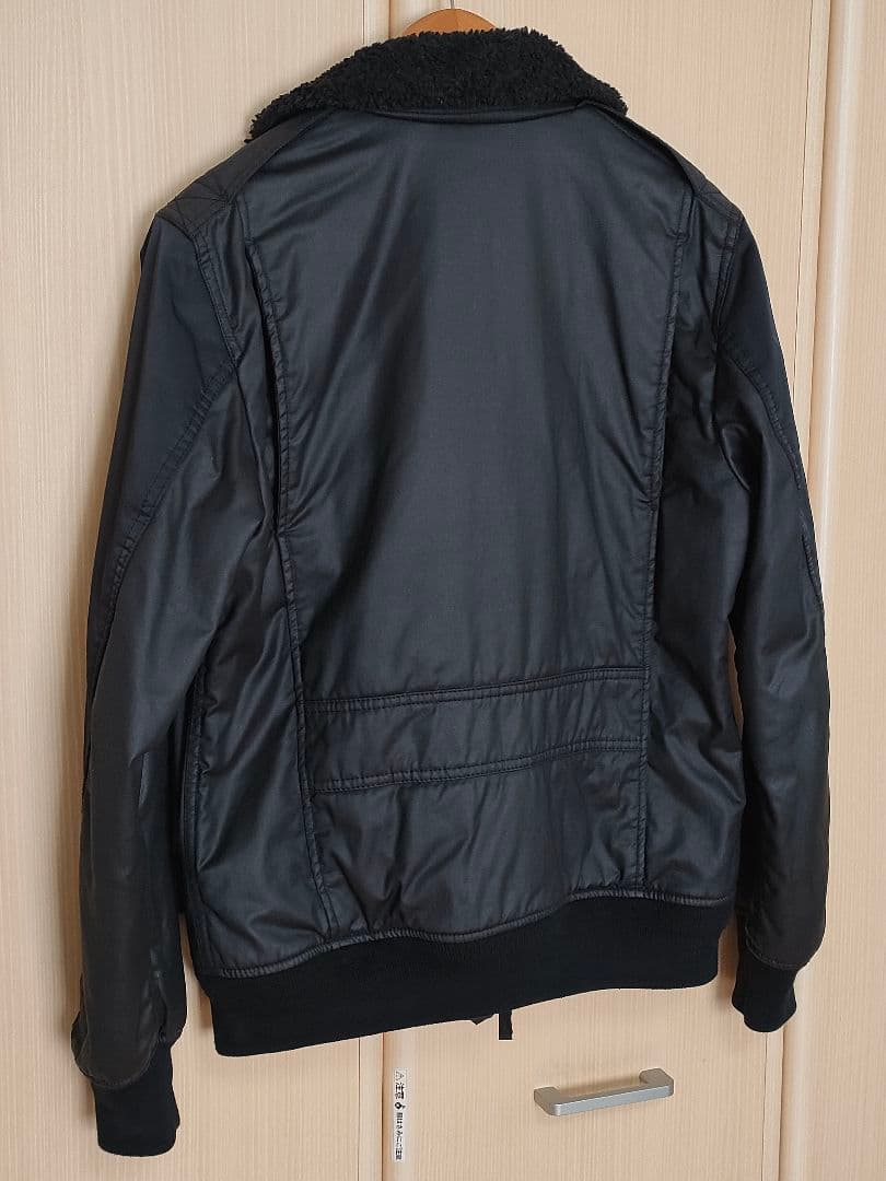 極美品 ユニクロ KM ミリタリー フライトジャケット ブルゾン Lサイズ 黒