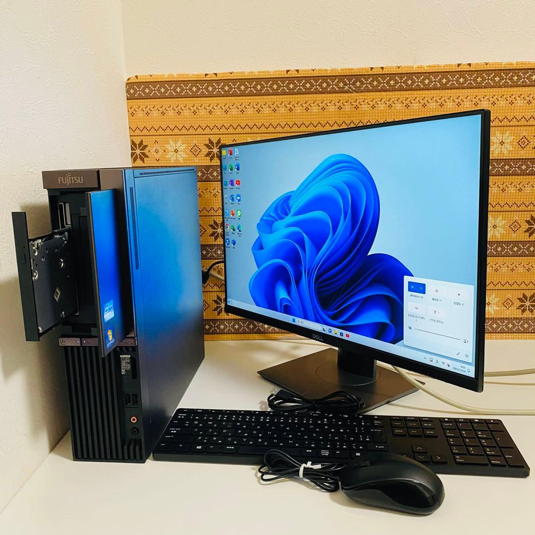 Y983 富士通デスクトップ i7メモリ16G 2TB大容量 Windows11