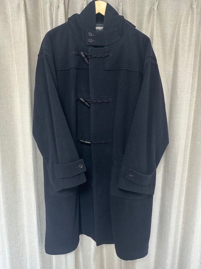 ジャケット・アウター AURALEE CASHMERE WOOL MOSSER DULE COAT 4