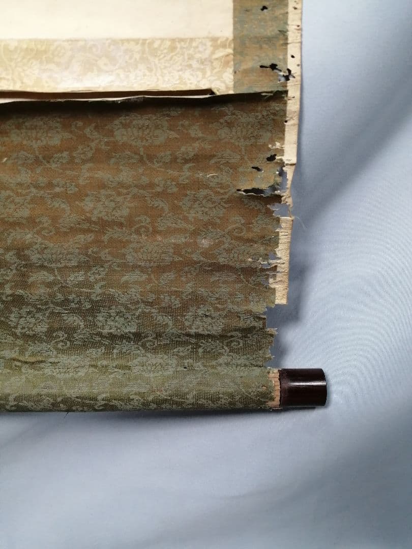 【茶道具】大徳寺 孤篷庵開祖江月宗玩尚筆 一行「明歴々露堂々」　掛軸B919