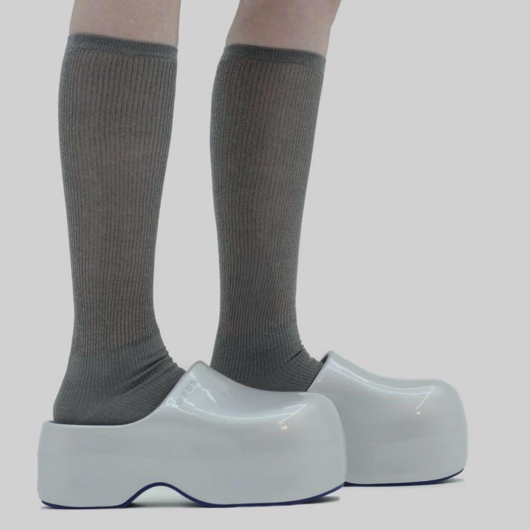 OFOF 厚底サンダル PURE SILVER ミュール