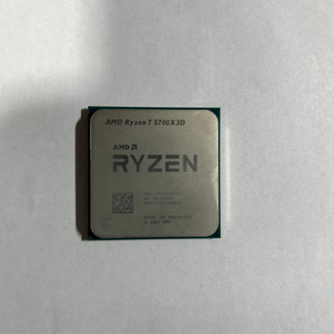 ライゼン7 5700X3D起動不可ジャンク品