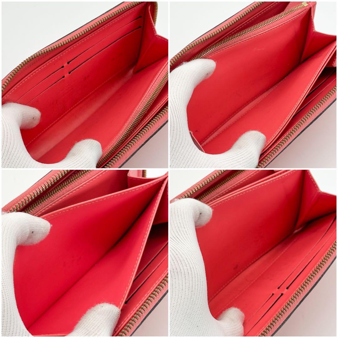 ルイヴィトン ジッピーウォレット ヴェルニ モノグラム　ラウンド 長財布