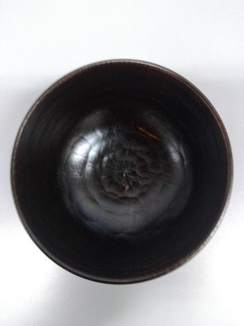 創作漆器瑾齋　ハツリ筋椀　拭漆一対