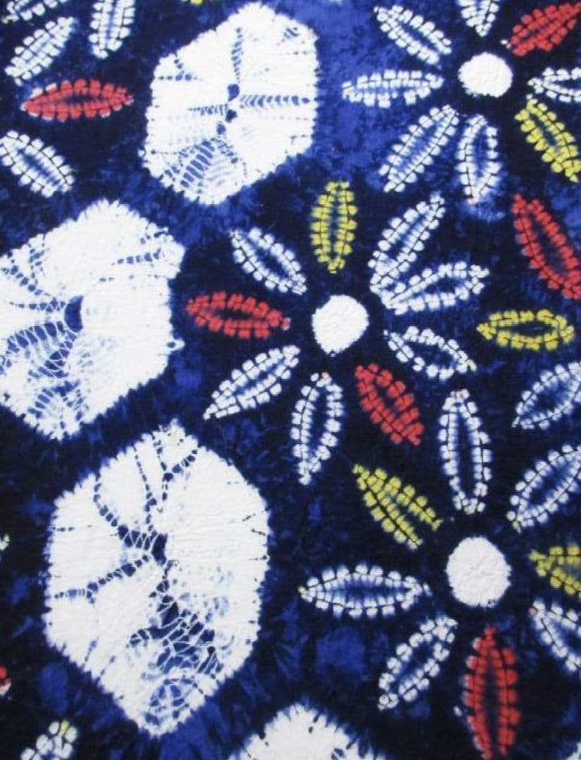 未着用に近い！有松鳴海絞り＊蜘蛛絞り＊モダン＆ポップ＊ゆかた＊１６１ｃｍ＊裄６８