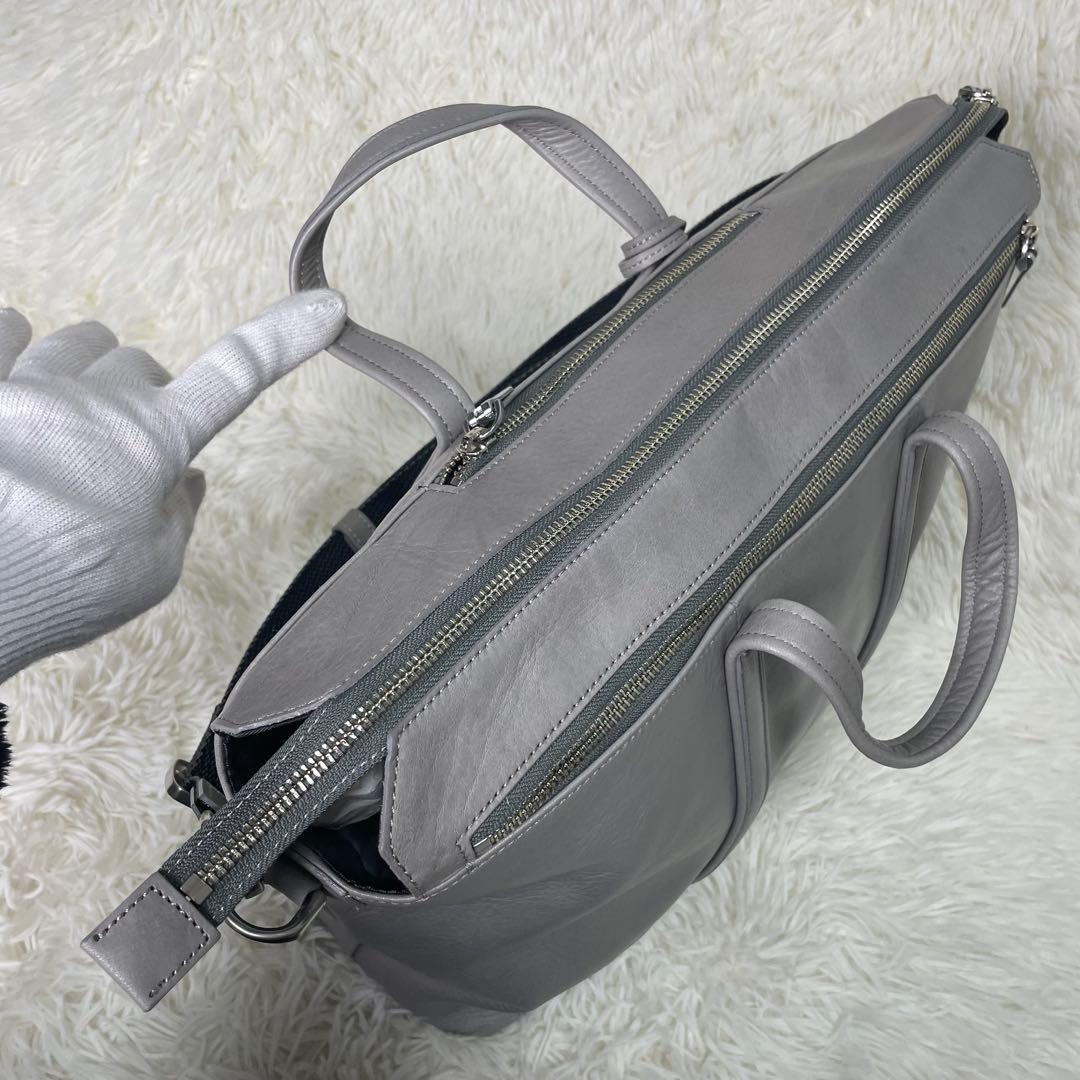 美品 aniary アニアリ 2way アンティークレザー トートバッグ