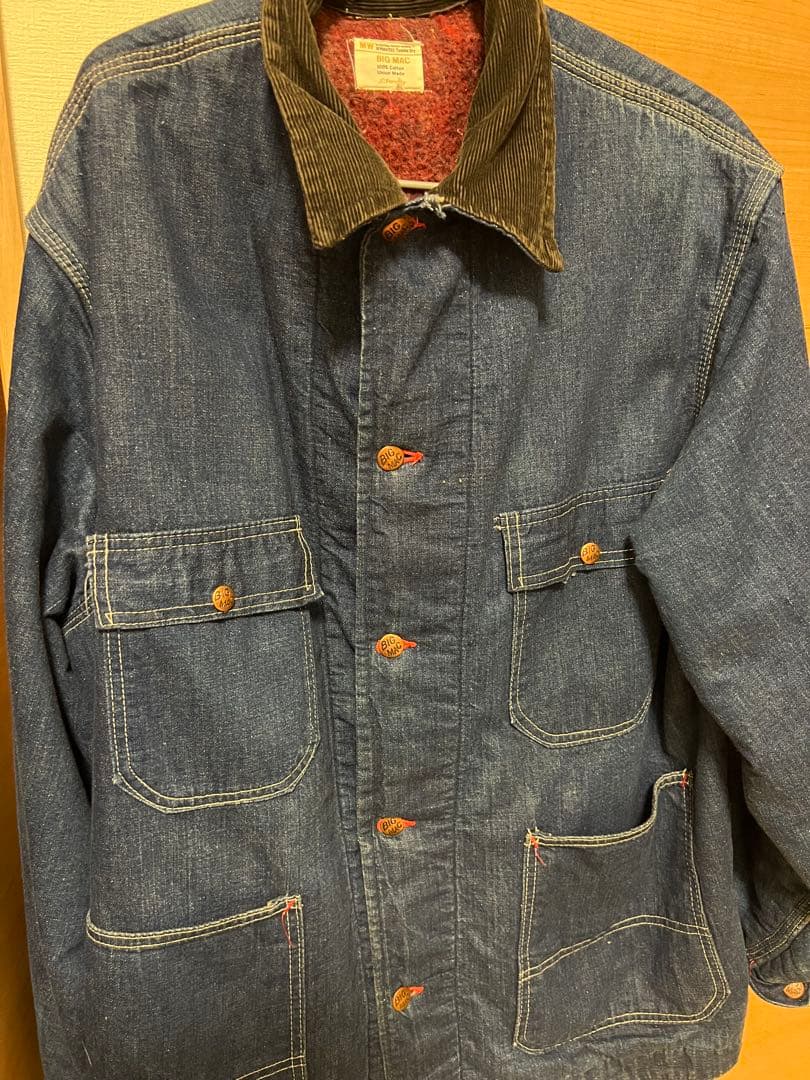 60s〜70s BIG MAC デニム チョアジャケット カバーオール 古着