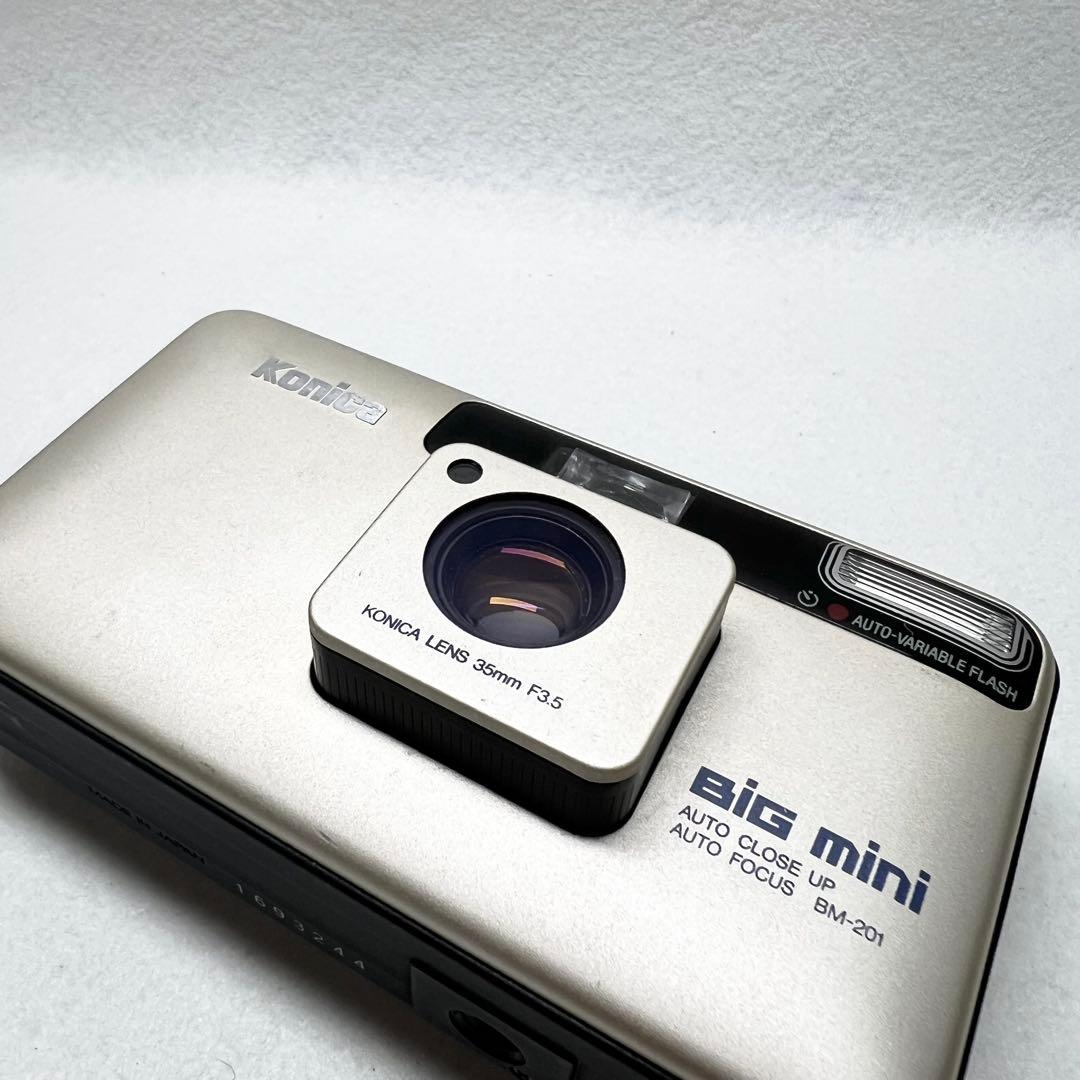 【完動品 美品】Konica Big mini BM-201 フィルムカメラ