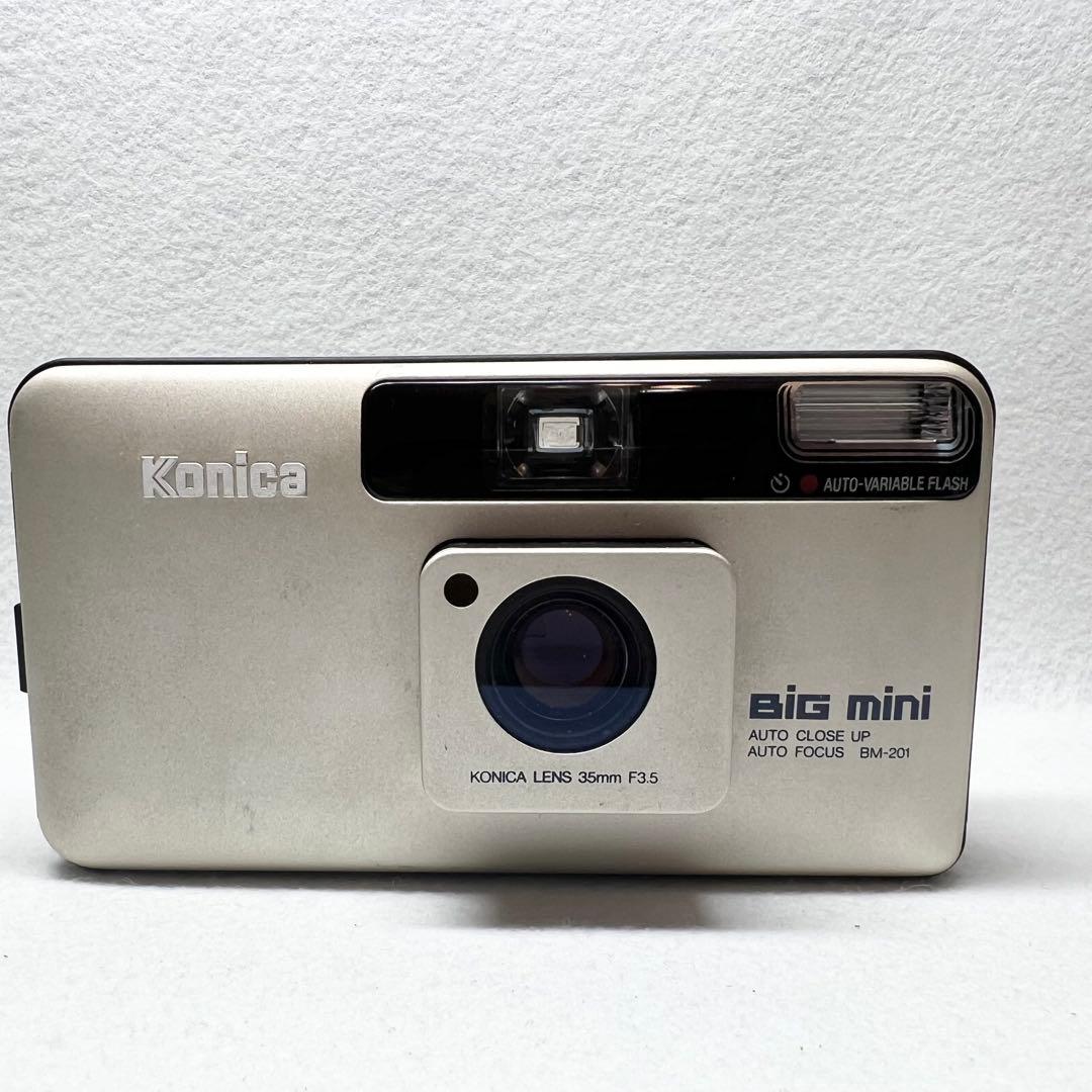 【完動品 美品】Konica Big mini BM-201 フィルムカメラ