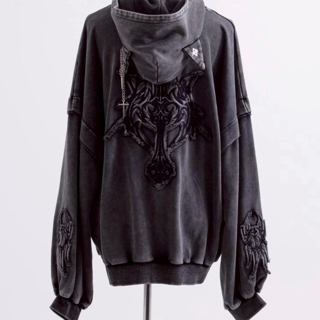 【タイムセール‼️25日24:00まで！】レフレム 猫耳ジップアップパーカー