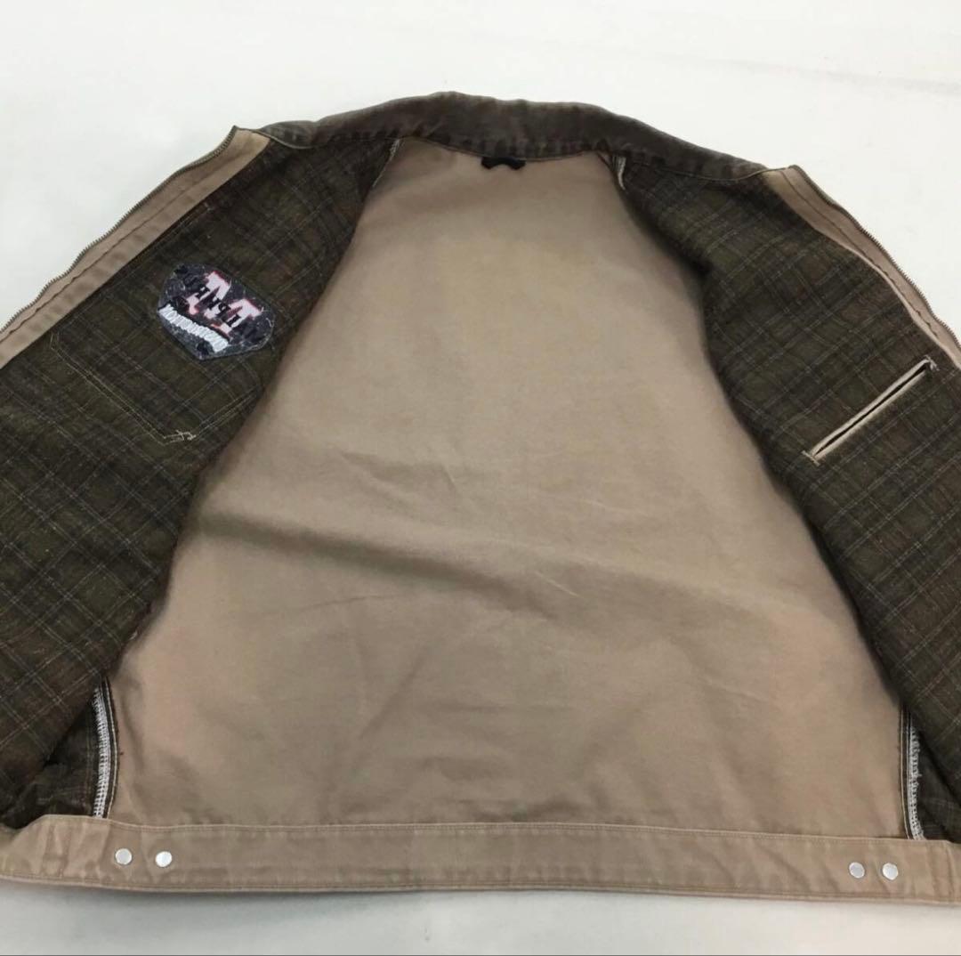 へ*ち様 【希少】Carhartt デトロイトジャケット リメイクベスト ヴィン