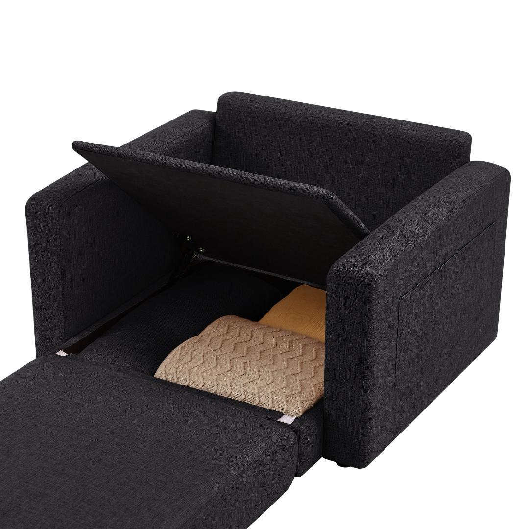 ソファーベッド 折りたたみベッド ローソファー シングルソファーベッド